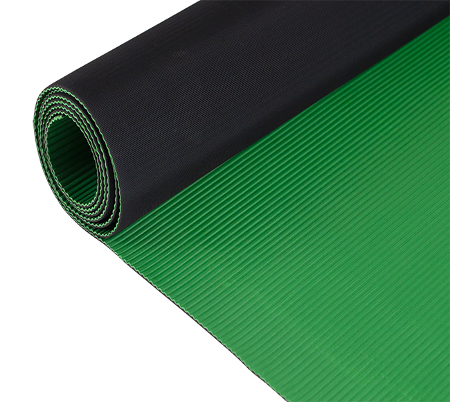 Flat Ribbed Rubber Flooring