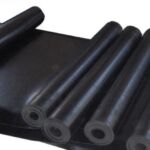 black rubber sheet roll