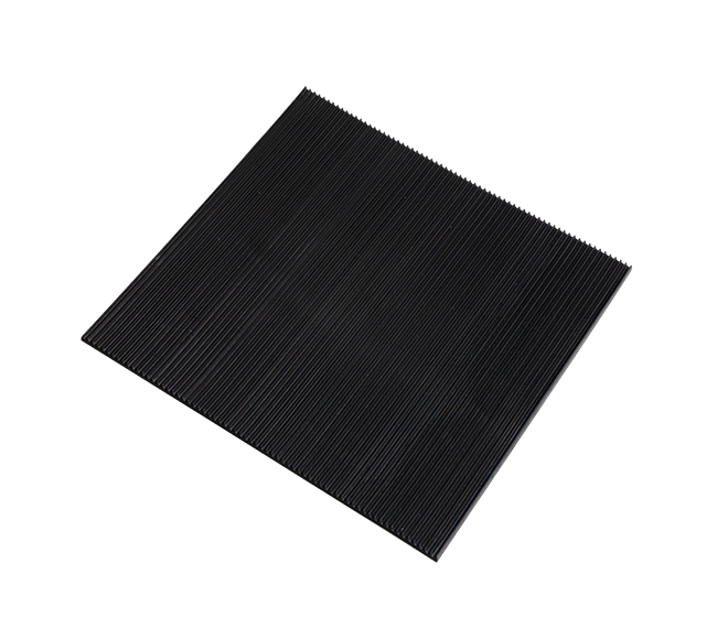 black rubber sheet