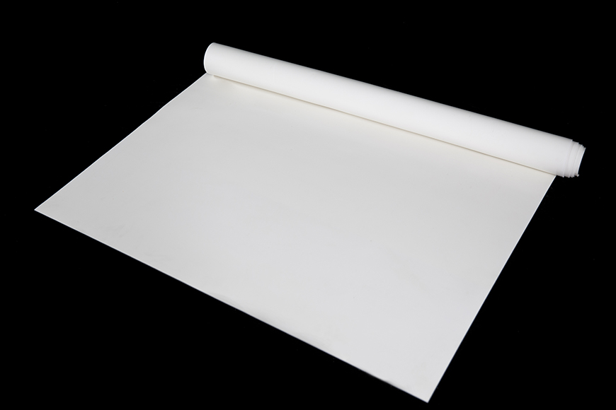 white rubber sheet