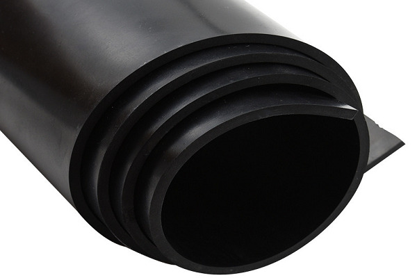 thin black rubber sheet
