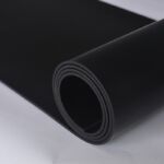 esteras de goma negras