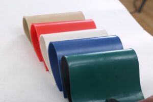 Characteristics of Colored Rubber Sheets